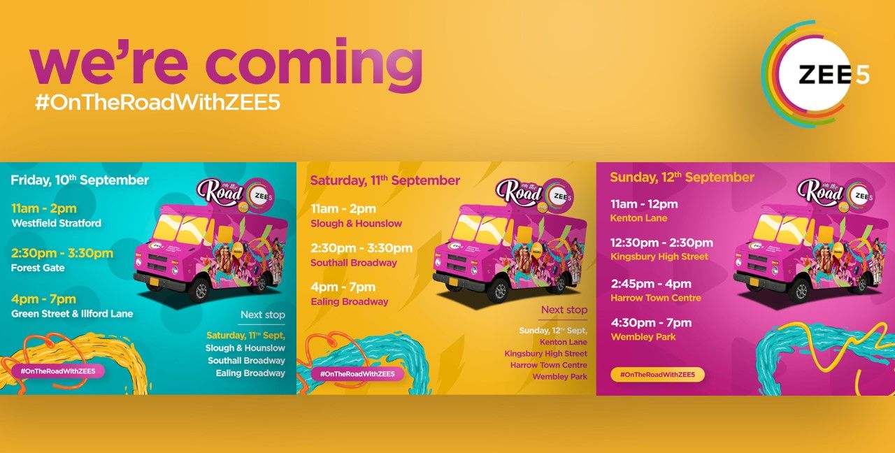 ZEE5 Global’s On The Road Campaign to Serve up Ice Cream And South Asian Entertainment in London