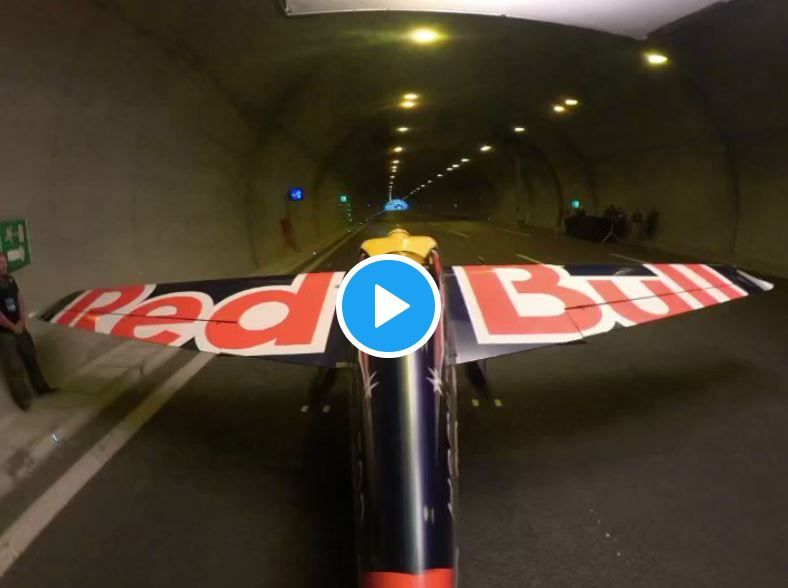 Speechless! Video of Pilot Flying Plane Through Two Tunnels Goes Viral