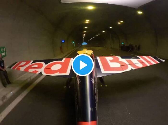 Speechless! Video of Pilot Flying Plane Through Two Tunnels Goes Viral