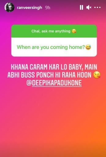 Deepika Padukone Crashes In Hubby Ranveer Singh's Chat With Fans
