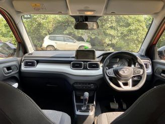 The cabin of the Tata Punch is loaded with features.