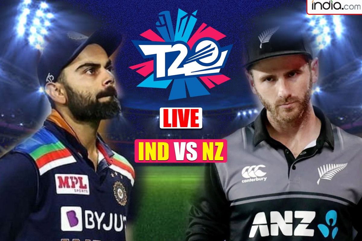 NZ (111/2) beat IND (110) 8 wkts LIVE SCORE T20 World Cup 2021