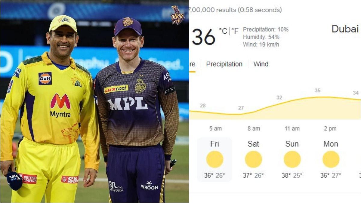 CSK vs KKR 2021 Scorecard Prediction IPL Live Cricket Streaming Hotstar JIOTV Chennai vs Kolkata T20 Fantasy Hints Dubai Weather Forecast Indiacom