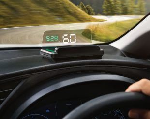 The Toyota Innova Crysta Limited Edition features a head-up display.