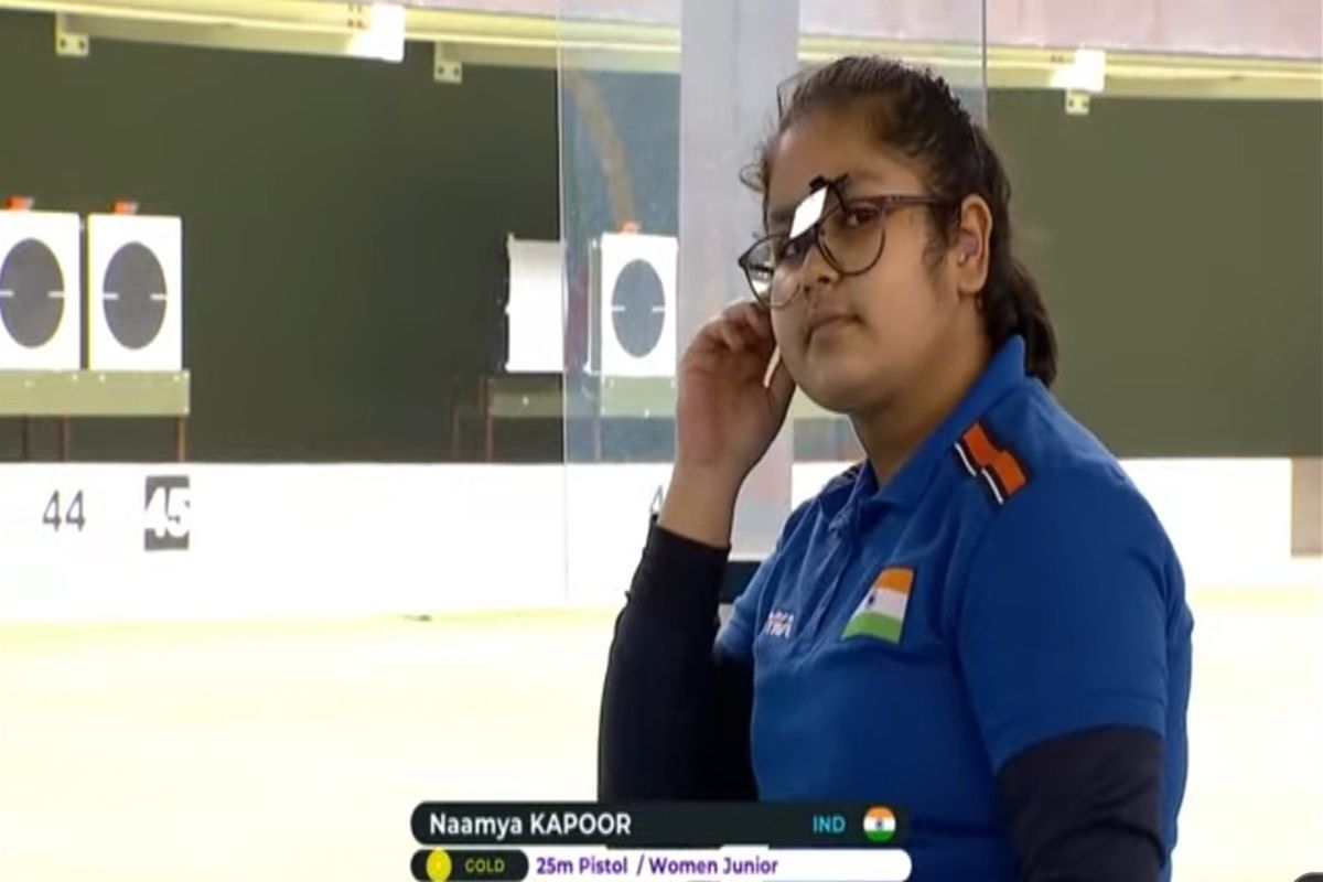 Namyaa Kapoor Clinches 25m Pistol Gold in World Championships