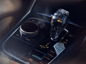 The BMW 3 Series Gran Limousine Iconic Edition gets an exclusive crystal gear lever.