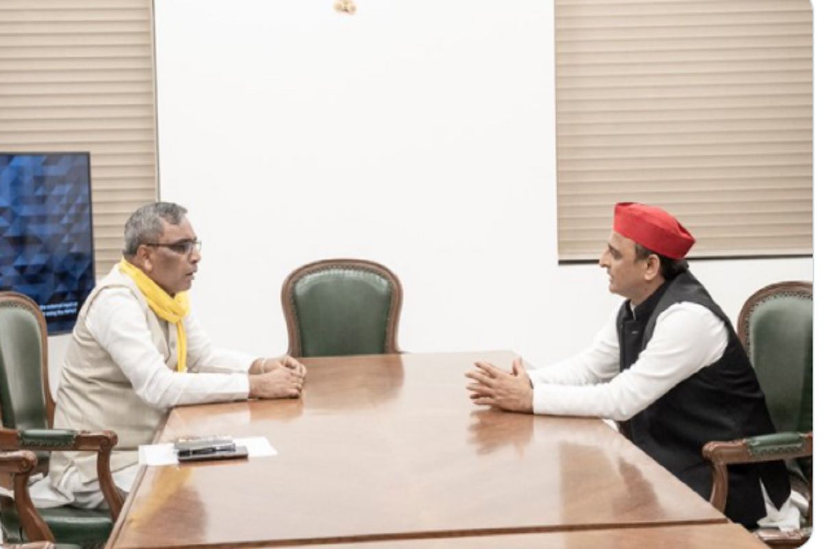 Akhilesh Yadav OP Rajbhar