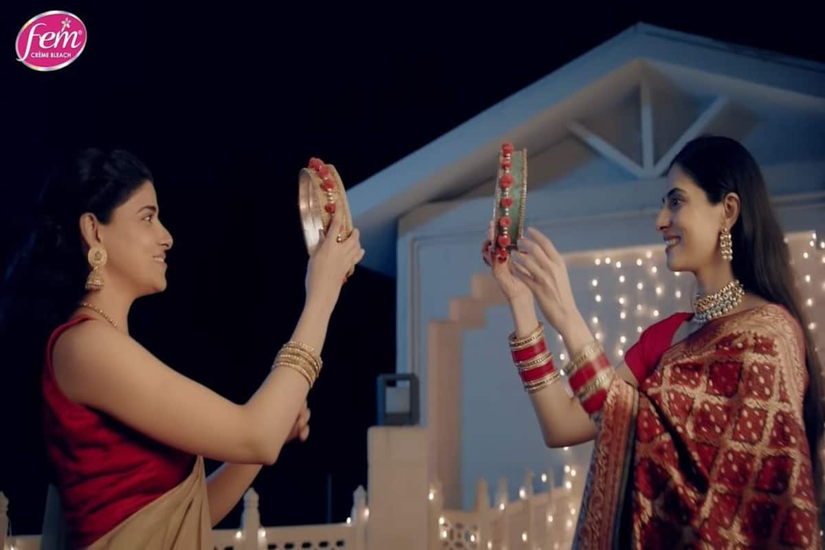 Netizens Polarized Over Dabur's New Ad Depicting Lesbian Couple Celebrating Karva Chauth