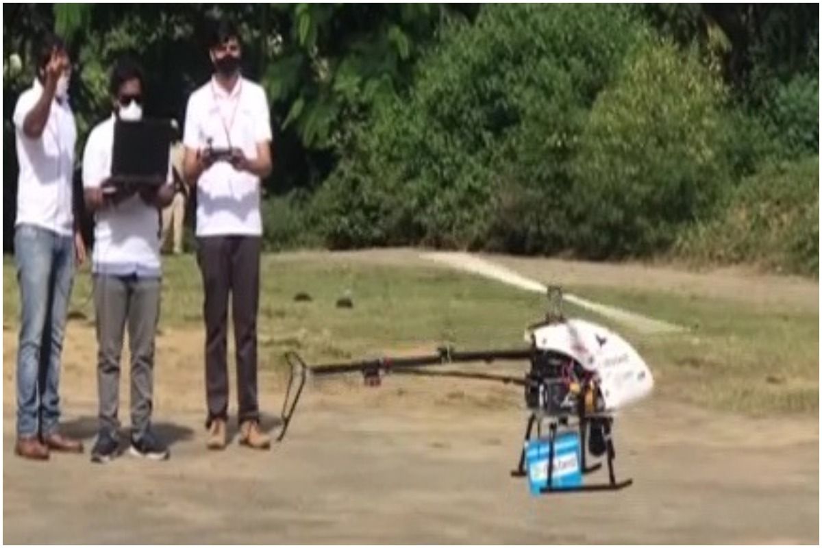 i-Drone: देश में पहली बार ड्रोन की मदद से पहुंचाई गई कोविड वैक्सीन