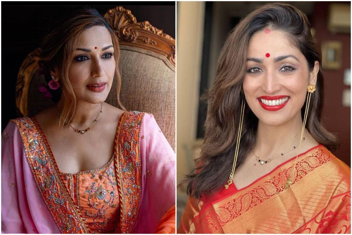 1200px x 800px - Sonali Bendre and Yami Gautam Wore a Similar Mangalsutra Worth Rs 3.4 Lakh  on Karwa Chauth - Who Pulled Off The Look Better?