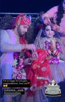 Actor Abhishek Malik marries girlfriend Suhani