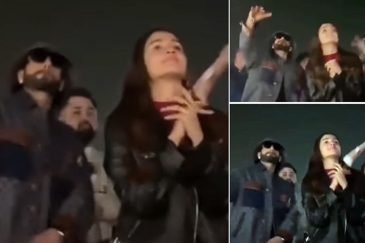 Ranveer Singh-Alia Bhatt Tap Their Feet To ‘Brown Munde’ At AP Dhillon’s Concert In Gurugram | Watch