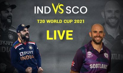 Highlights Ind Vs Sco T20 World Cup 2021 T20 Live Match Latest Updates India Chase Down 86 Runs In 6 3 Overs To Go Above Afghanistan In Run Rate