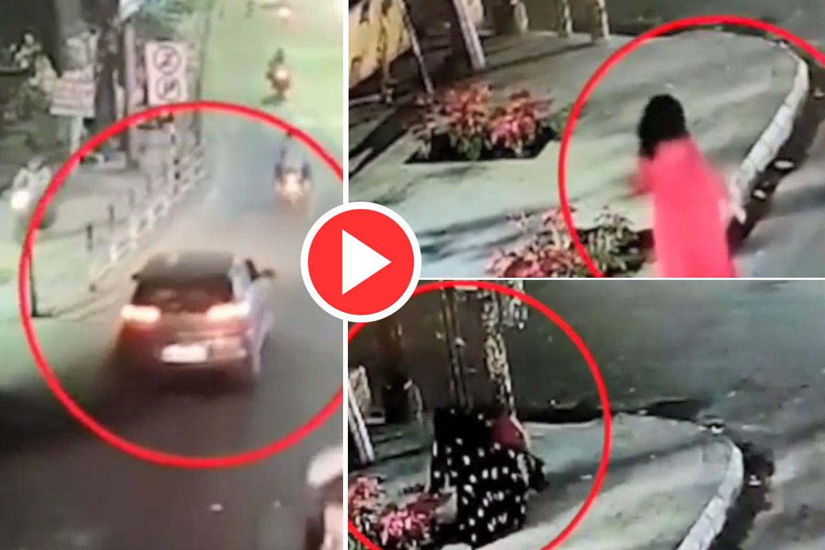 Viral Video: Chor Aunties Arrive in Car At Night To Steal This Thing.  Netizens in Splits | WATCH