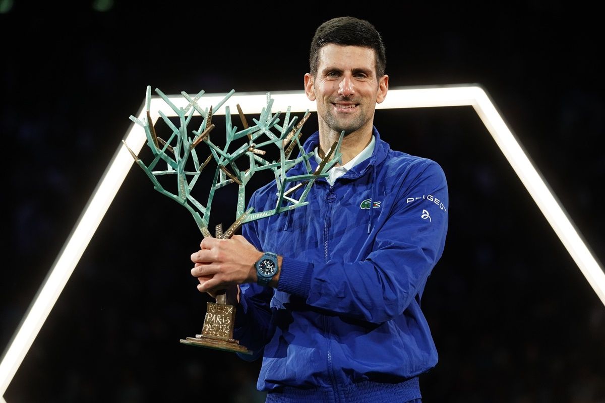 Paris Masters 2021 Novak Djokovic Record 6th title, Djokovic pips Rafael Nadal ATP Masters 1000 Novak Djokovic Records Paris Masters 2021 Results