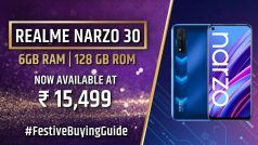 Amazon Great Indian Festive Sale 2021: Great Discount Of Rs 1500 On Realme Narzo 30, Buy Today | Watch Video