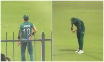 T20 World Cup 2021 | Shaheen Afridi Mocks Rohit Sharma, KL Rahul During Pakistans T20 WC Super 12 Game vs Scotland; Video Goes Viral | WATCH | Pak T20 World Cup 2021 | Shaheen Afridi Mocks Rohit Sharma, KL Rahul During Pakistans T20 WC Super 12 Game vs Scotland; Video Goes Viral | WATCH | Pak