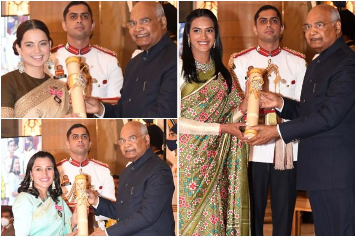 Padma award14 | Padma Shri Award 2020: पद्म अवॉर्ड लेते हुए विजेताओं के खिले चेहरे, देखें तस्वीरें | Gallery Photogallery at india.com
