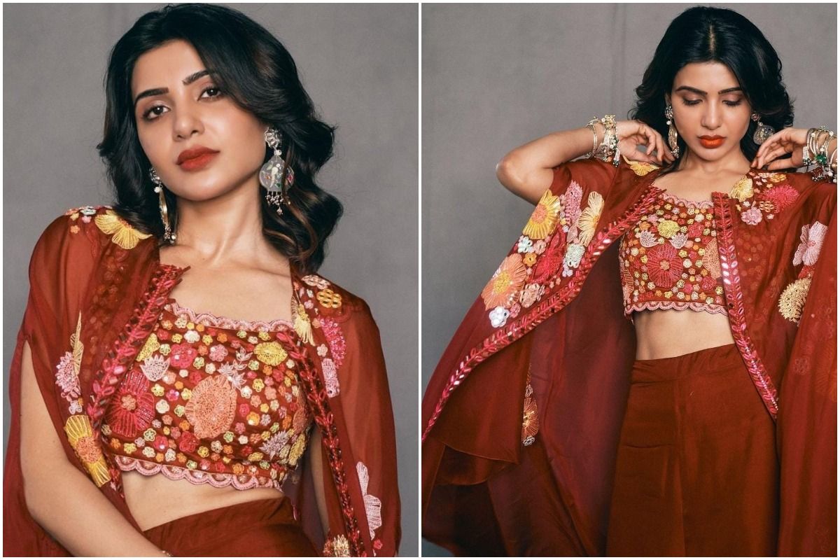 Diwali 2021: Samantha Ruth Prabhu Aces Her Festive Look in Red Co-ord Set – A Hit or A Miss?