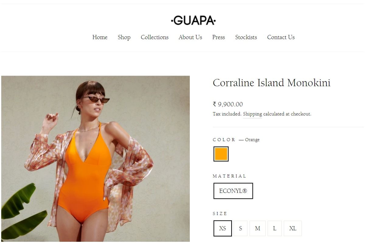 Corraline Island Monokini. Picture Credits: Official Website (www.guaparesortwear.com)