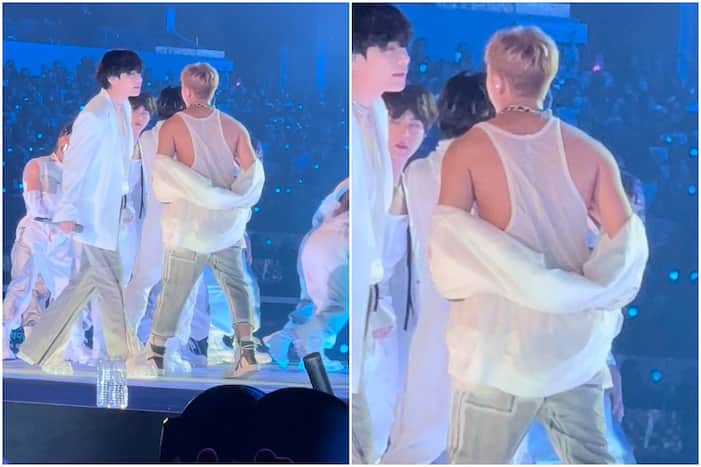 BTS RM Goes Shirtless During Permission To Dance On Stage In LA