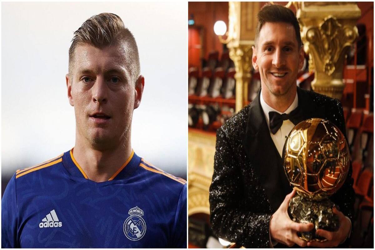 ballon dor 2021 lionel messi does not deserve toni kroos reacts to psg man winning it for 7th time