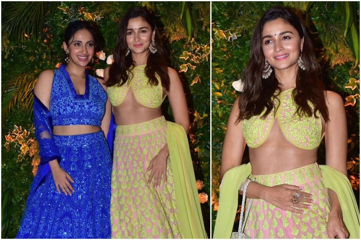 Alia Xxx - Alia Bhatt Wears The Most Sexy Looking Blouse With Her Neon Lehenga at  Anushka Ranjan-Aditya Seal