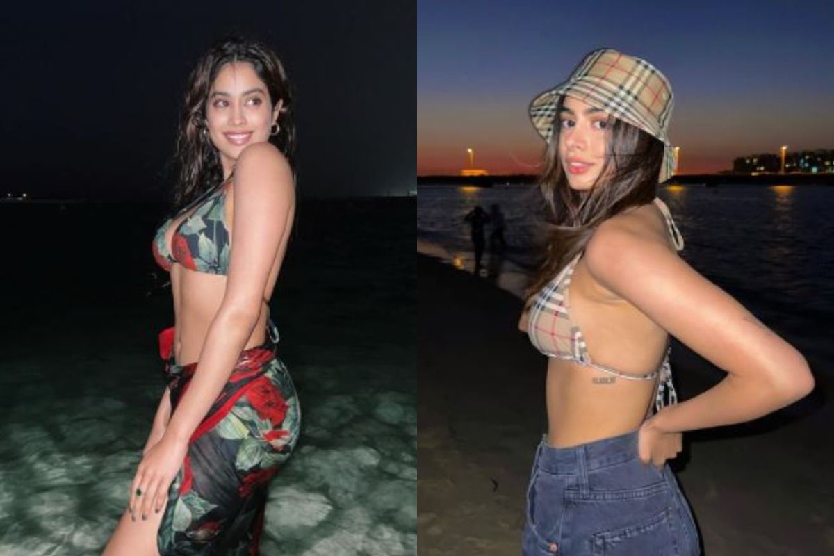 Uff  Aag Lagadi   Janhvi Kapoor Flaunts Bikini Body in Dubai  Fans Drop Crazy Comments on Irresistibly Hot Pics