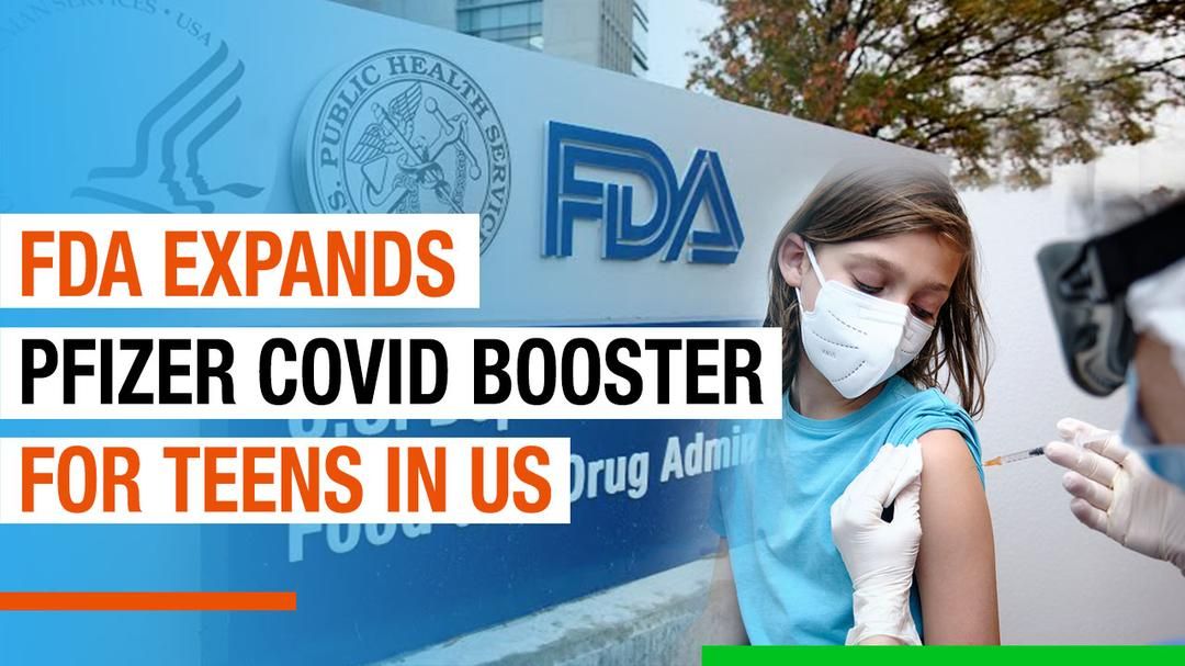 US FDA: Now 16 and 17 Year-Olds Can Get Pfizer Vaccine Booster Dose In ...
