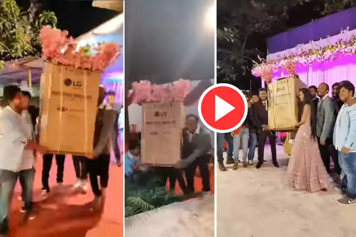Viral Video Bride and Groom Get This Huge Gift From Friends. Their