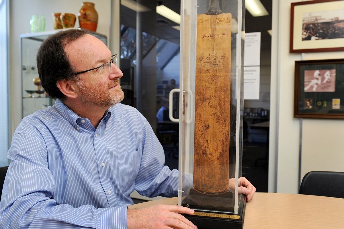 World Most Expensive Cricket Bat Sir Don Bradman Bat Sold For 1 Crore
