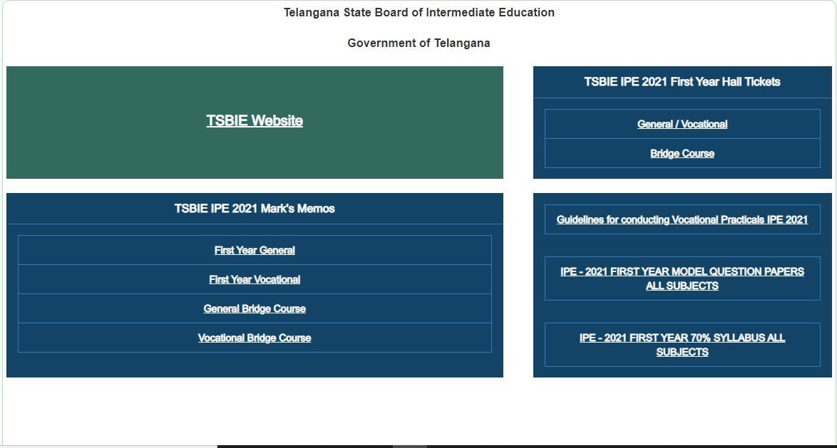 TS Inter Results 2021 Telangana State Inter 1st Year Results Declared