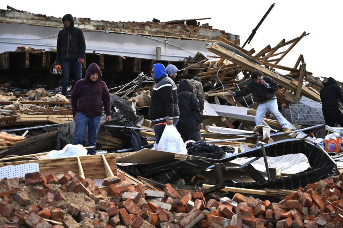 Kentucky Storm: Crews Search For Missing People After Devastating Tornadoes