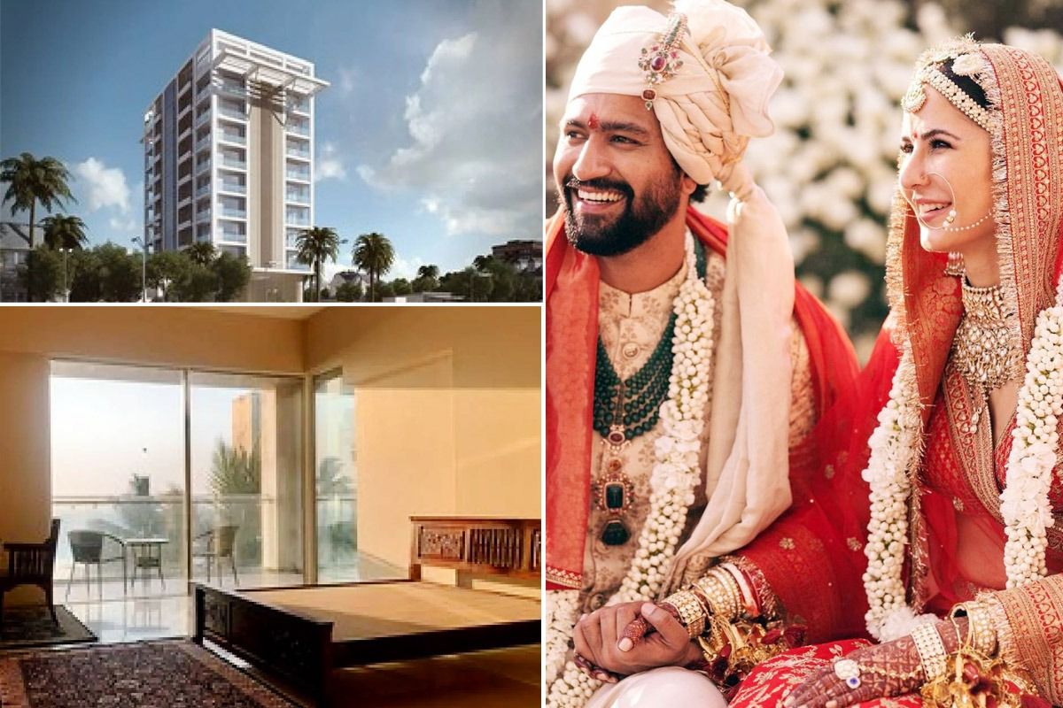 Take a Virtual Tour of Katrina Kaif-Vicky Kaushal’s Sea Facing 4 BHK House in Juhu| See Photos