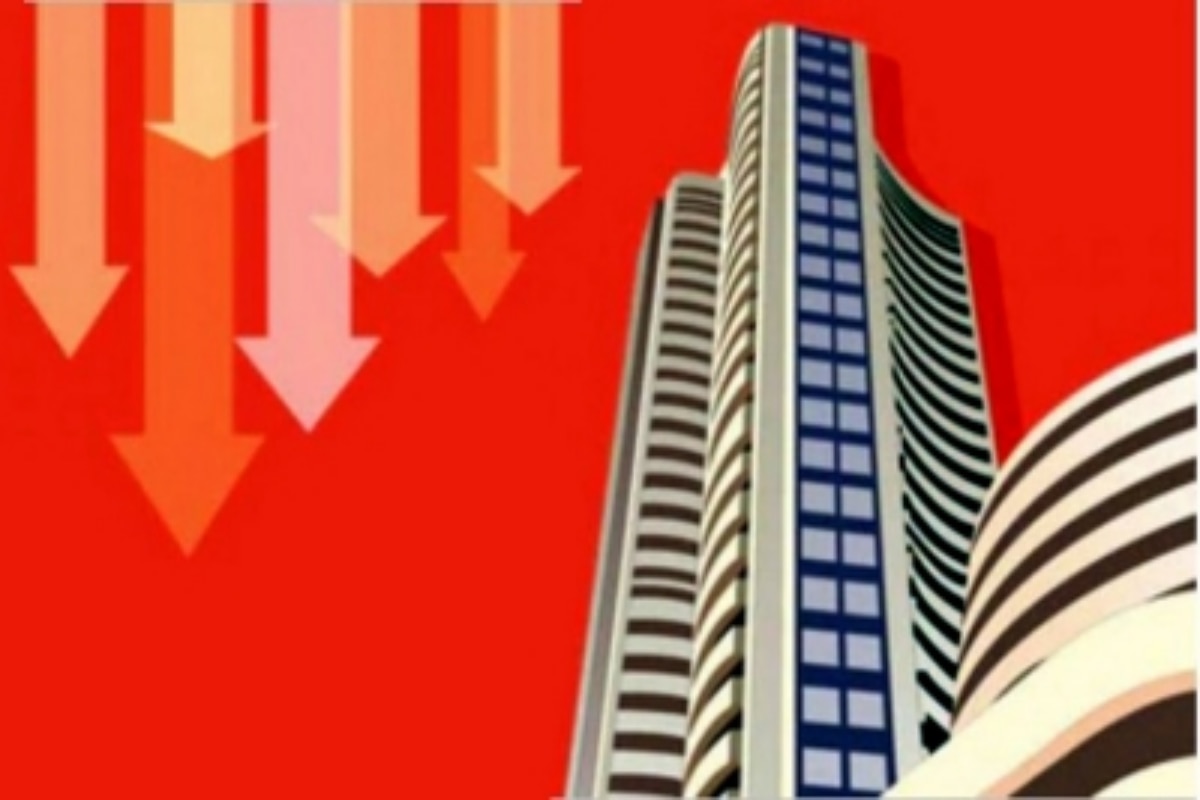 Sensex ends down by 878 points.