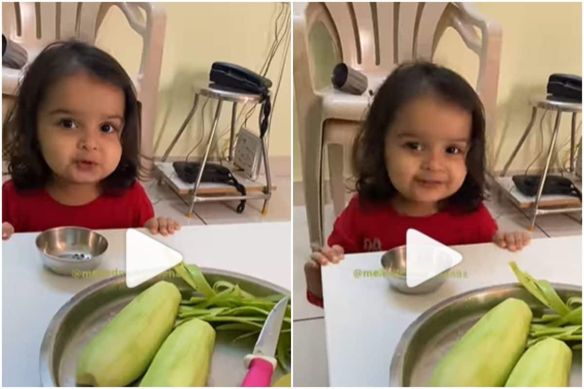 Little Girl Adorably Mispronouces Word For Knife, Calls it Kacchu Instead  of Chakku | Watch