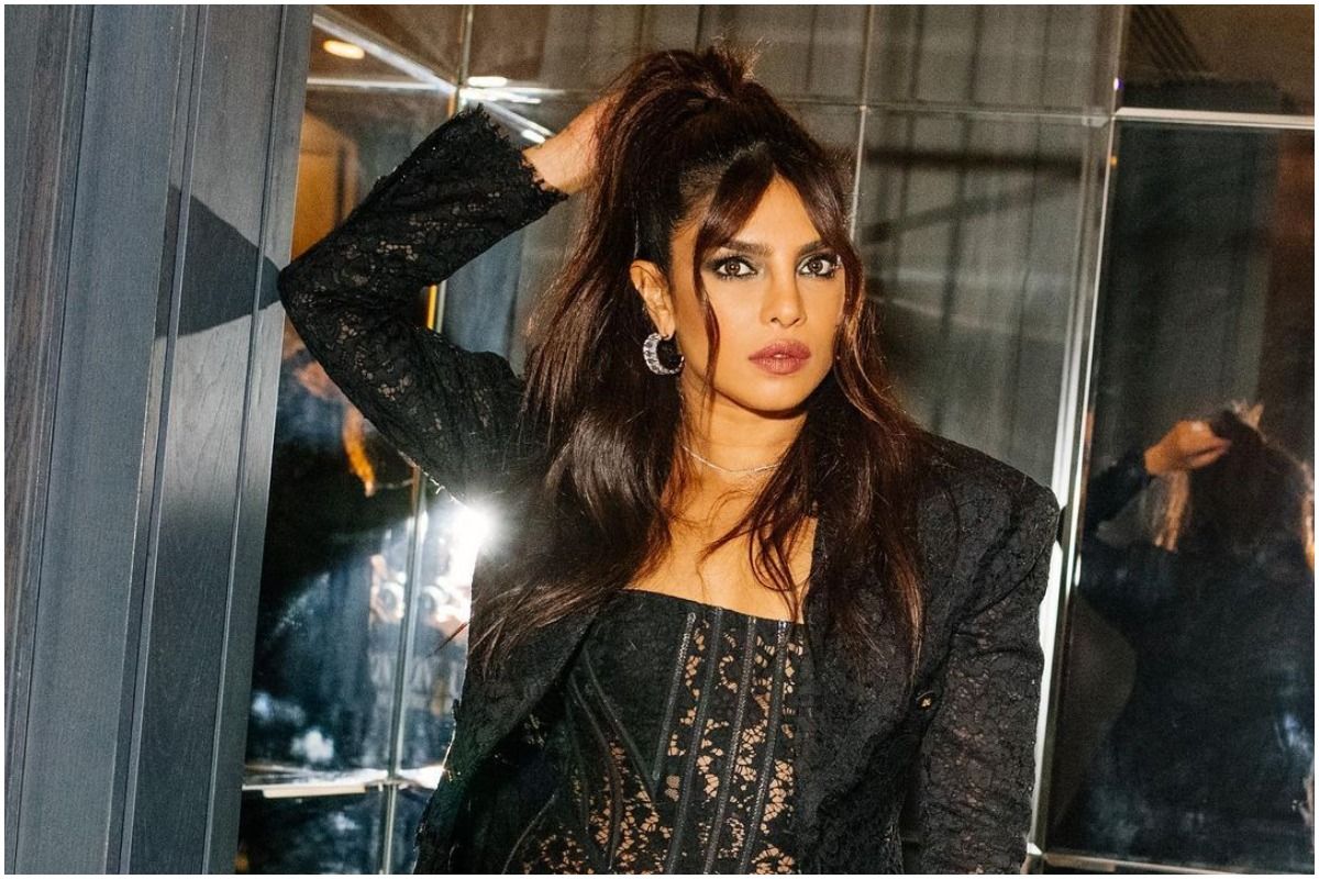 Priyanka Chopra Posts Bold Pictures in Lacy Pants And Corset, Shows How to  Look Sexy in Sheer - See Pics