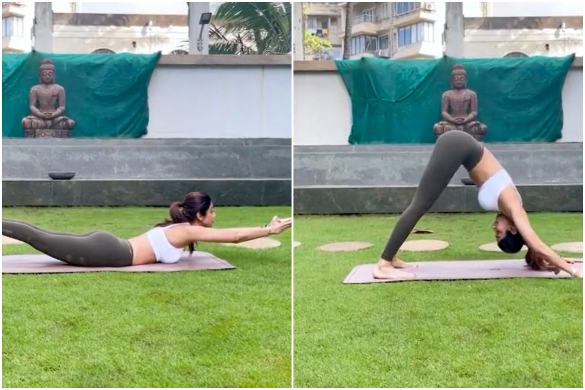 Yoga - 20 Mins | Back Pain Relief | Shilpa Shetty - Bollywood - YouTube