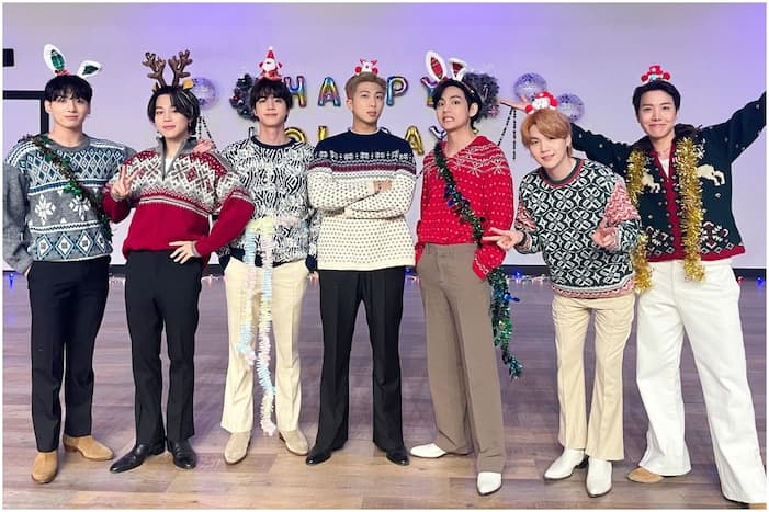 BTS Boys Dress Up In Festive Attire As They Surprise ARMY With ...