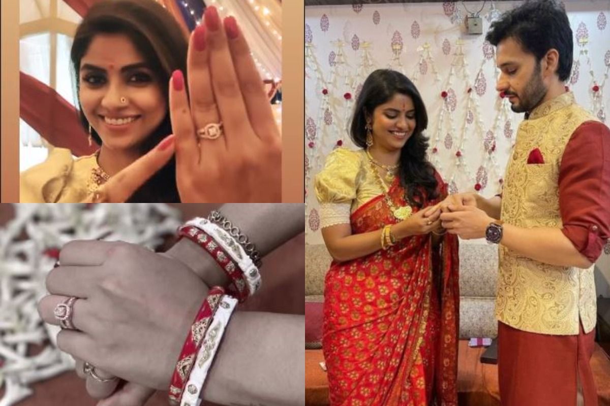 Sayantani Ghosh Gets Engaged To Beau Anugrah, Wears Grandmother