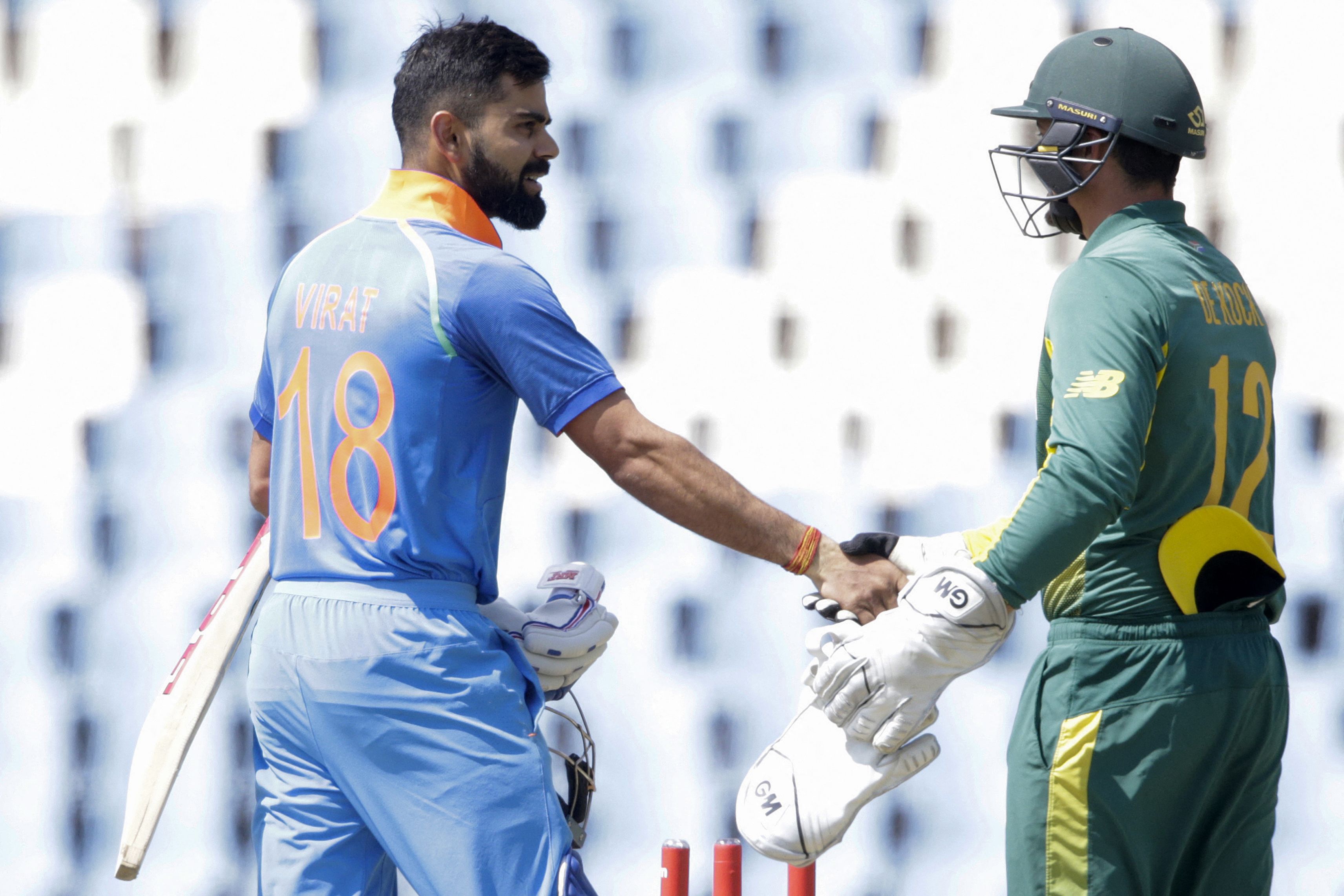 India vs South Africa, 1st ODI पहले वनडे में विराट कोहली और क्विटंन डी