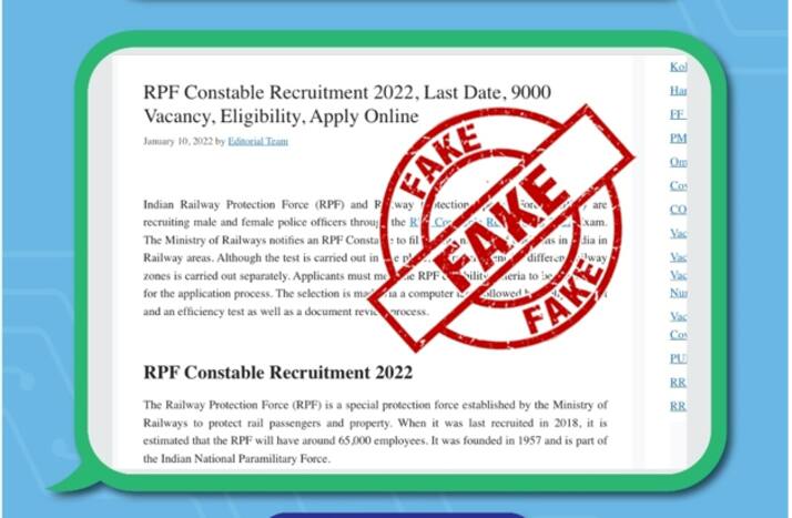 Fact Check: Is Indian Railway Protection Force Recruiting Through RPF Constable Recruitment 2022 Exam?
