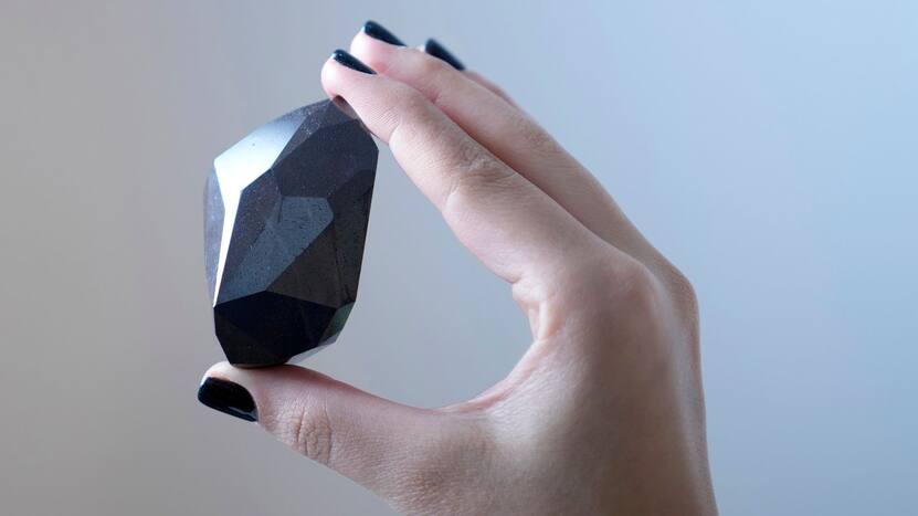 Massive 555-Carat Black Diamond Worth Crores Unveiled in Dubai