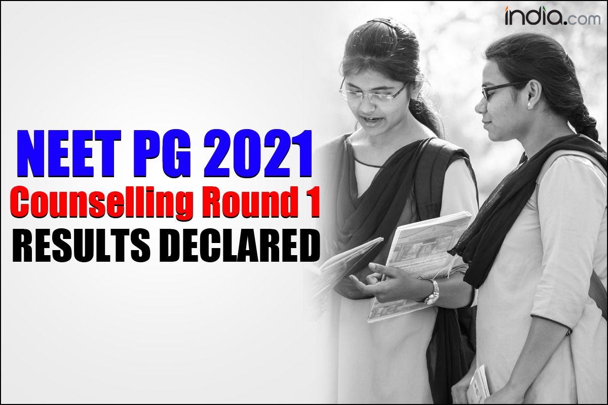 NEET PG 2021 Counselling Round 1 Results Declared on mcc.nic.in: Here’s How to Check Results