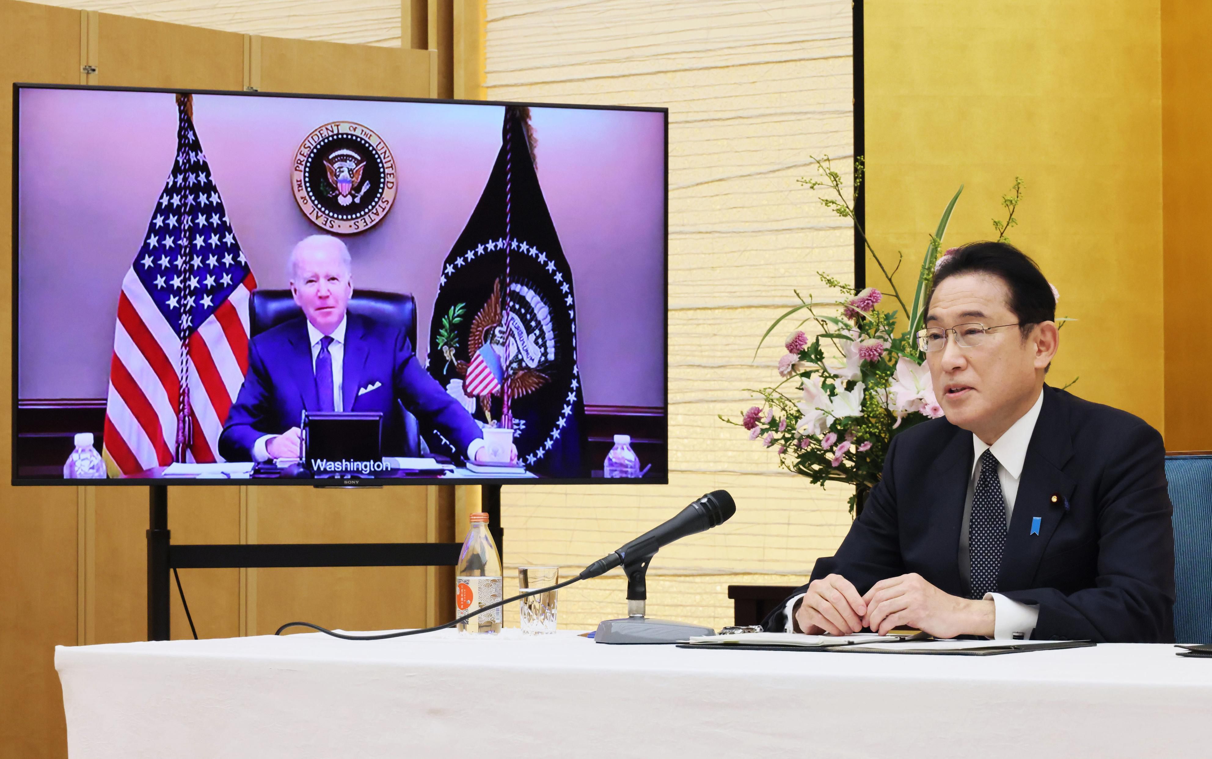 US President Biden, Japanese PM Kishida Discuss China, Nuke Weapons During First Formal Talks