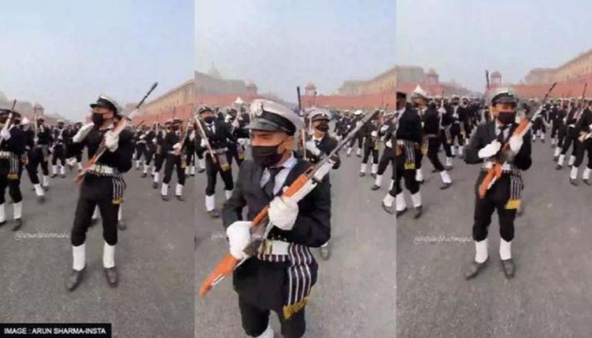 Indian Navy Band performs Monica Oh My Darling at Republic Day parade rehearsal