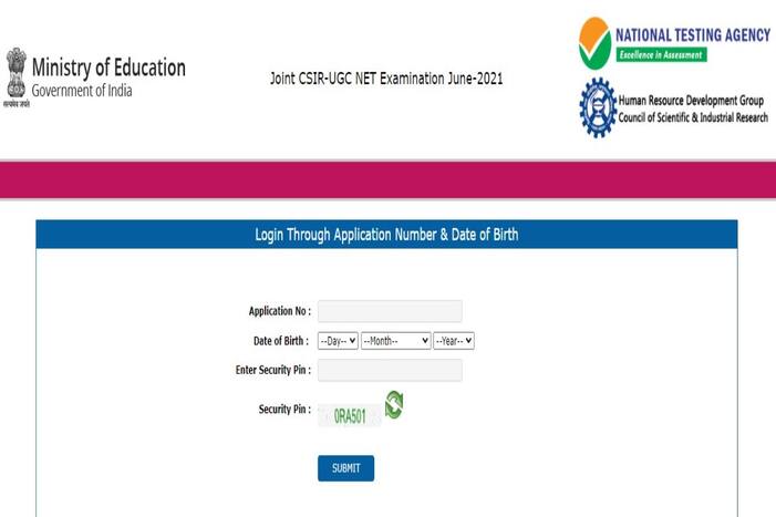 CSIR UGC NET June 2021: Exam City Slip Out on csirnet.nta.nic.in ...