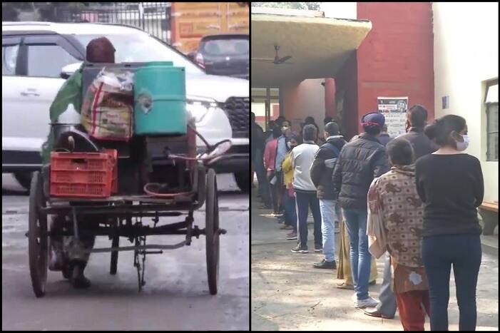 Corona Update India, Daily wage workers, vaccination centres