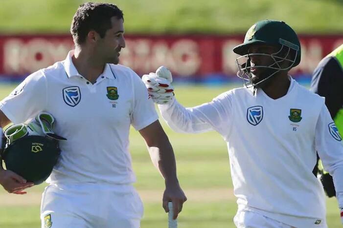 Dean Elgar Temba Bavuma Twitter