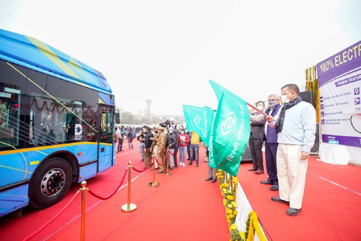 Delhi s first electric BUS